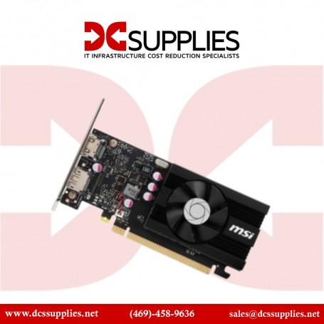 MSI (G103044PC) GeForce GT 1030 4GD4 Low-Profile OC Graphics Card