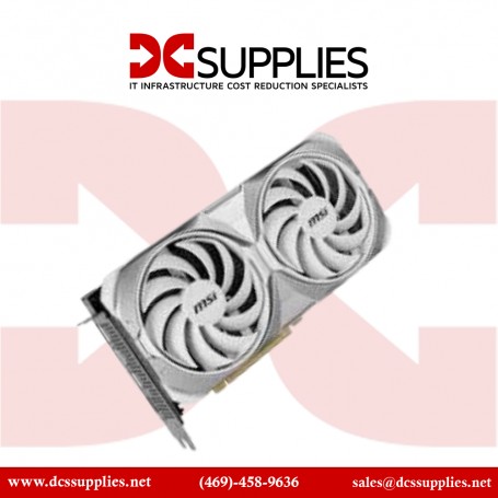 MSI (G407TV2XW12C) GeForce RTX 4070 Ti VENTUS 2X WHITE 12G OC Graphic Card