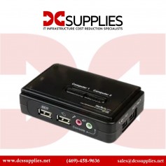 StarTech.com SV211KUSB 2 Port USB VGA KVM Switch Single VGA