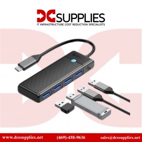 Visiontek 901434 USB-C 4 Port USB 3.0 Hub Adapter&44