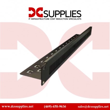 StarTech.com 1U Brush Strip Horizontal Server Rack Cable  Panel