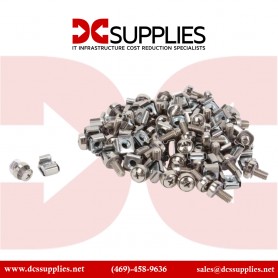 StarTech.com 50 Package M6 Mounting Screws & Cage Nuts