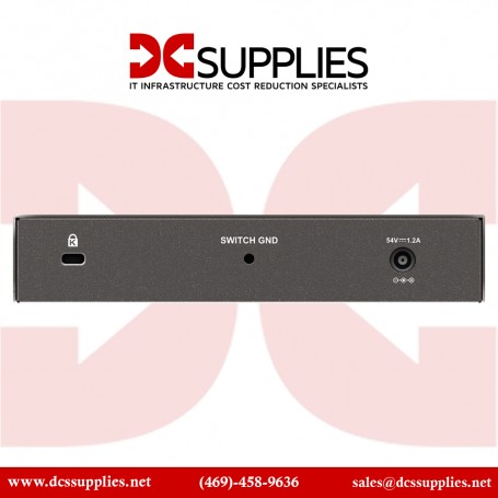 D-Link DGS-1008P PoE Switch, 8 Port Ethernet Gigabit Unmanaged Desktop Switch