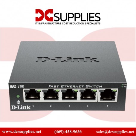 D-Link DES-105 Systems 5-Port 10/100 Desktop Switch