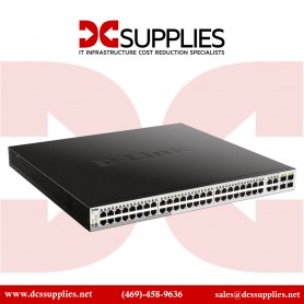 D-Link DGS-1210-52MP 52-Port Gigabit Web Smart PoE Switch including 4 Gigabit SFP ports