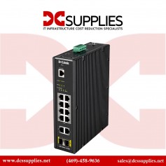 D-Link DIS-200G-12PSW 12Port Gigabit Smart Managed Industrial PoE Switch Wide Temp