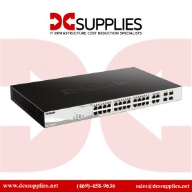 D-Link DGS-1210-28MP Systems 24-Port Gigabit Smart Managed PoE Switch with 4 Gigabit