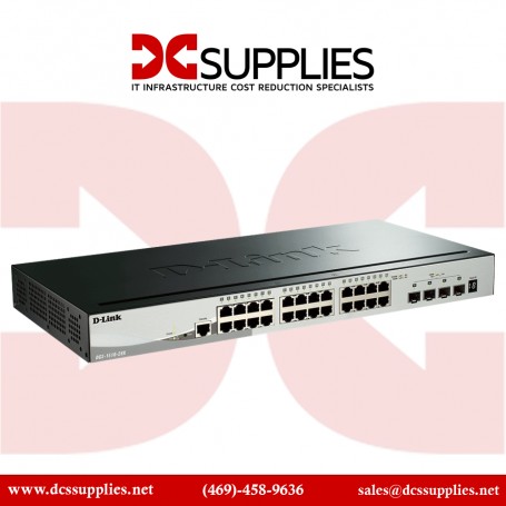 D-Link DGS-1510-28P Systems 28-Port Gigabit Stackable SmartPro PoE Switch