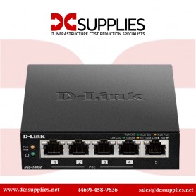 D-Link DGS-1005P Systems D-Link NT 5-Port Gigabit Unmanaged Desktop Switch with 4 PoE Ports