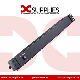 CyberPower PDU15B12R 15A Basic PDU 1U 12 Out 5-15R 120V 12R Out 5-15P 15FT Cord