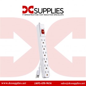 CyberPower GS60304 6-Outlet Power Strip (White)