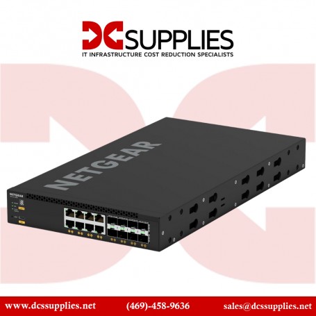 Netgear XSM4316-100NES M4350-8X8F 16-Port 10G RJ45 / SFP+ Managed AV Network Switch