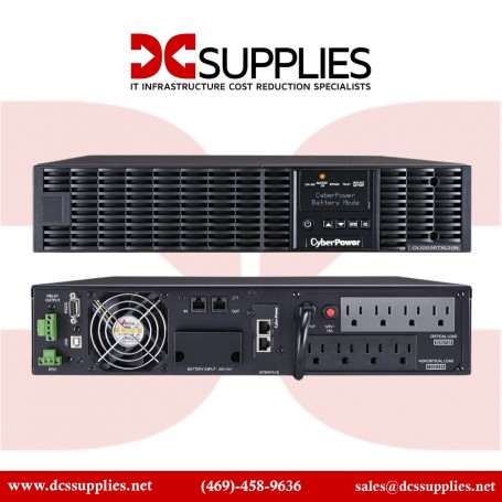 CyberPower OL2200RTXL2UN Smart App Online UPS System, 2200VA/1800W