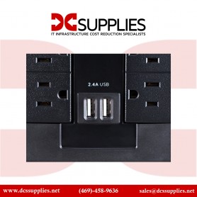 CyberPower CSP600WSU Surge Protector 2-2.1A USB Ports 6 Out Swivel 1200J $75K Ceg