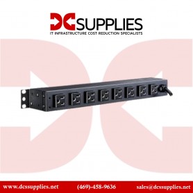 CyberPower PDU15M2F8R 15A Metered PDU 1U 10 Out 5-15R 120V 2F / 8R Out 5-15P