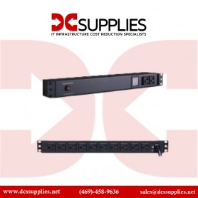 CyberPower PDU20MT2F10R 20A Metered PDU 1U 12 Out 5-20R 120V 2F / 10R Out L5-20P 15FT Cord