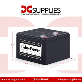 CyberPower RB1290X2 Repl Battery 2 x 12V/9AH Batteries