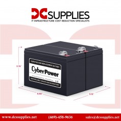 CyberPower RB1290X2 Replacement Battery Pack - 2 x 12V/9AH