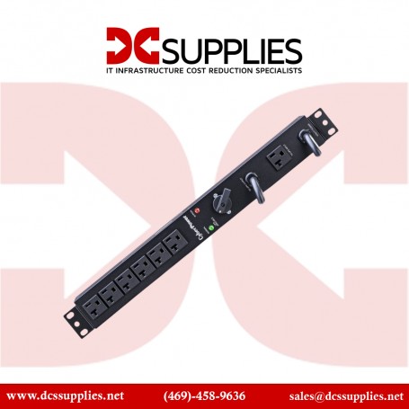 CyberPower MBP20A6 Maintenance Bypass PDU 1U 20A 6OL Rear Outlets 6FT Cord