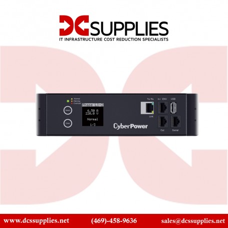 CyberPower PDU83107 3-Phase 50A Switched Metered-By-Outlet PDU with Hubbel CS8365C Cord