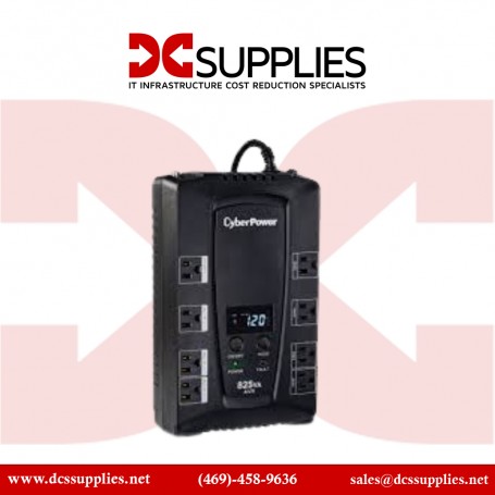 CyberPower CP825AVRLCD 825VA/450W LINE INTERACTIVE UPS 8 x NEMA 5-15R