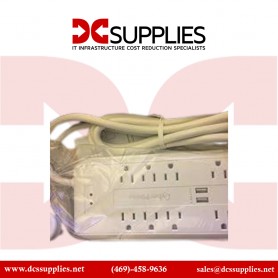 CyberPower CSP806U Surge 120V 8OUT 3200J 2 USB 2.4A