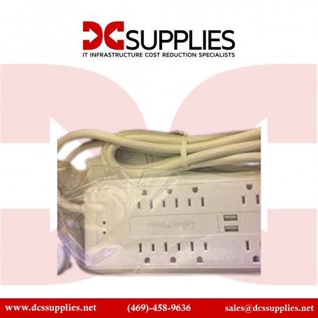 CyberPower CSP806U Surge 120V 8OUT 3200J 2 USB 2.4A