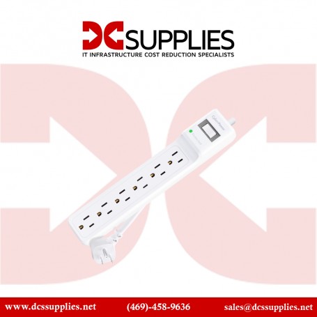 CyberPower MP1082SS Essential 6-Outlet Surge Protector (2-Pack, White)