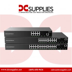 Grandstream GWN7801P Networks Enterprise Layer 2 Managed Network Switch 8