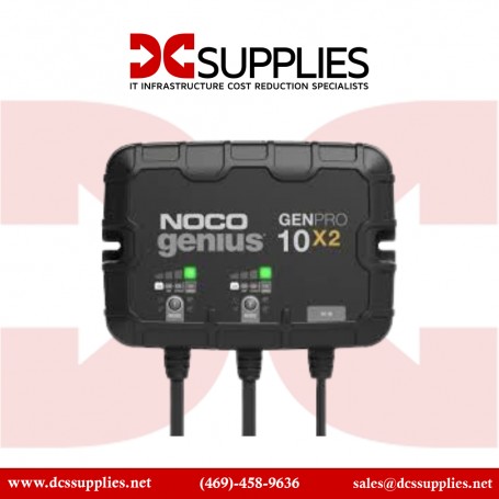 NOCO Genius GENPRO10X2, 2-Bank, 20A (10A/Bank) Smart Marine Battery Charger