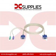 Black Box EHN825-0006 KVM CPU Cable - DB25, VGA, PS/2, Audio, 6 ft