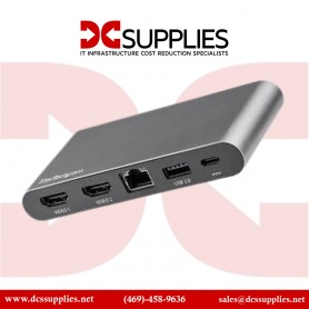 StarTech DK30C2HAGPD 4K Dual Monitor HDMI USB-C Multiport Adapter Dock