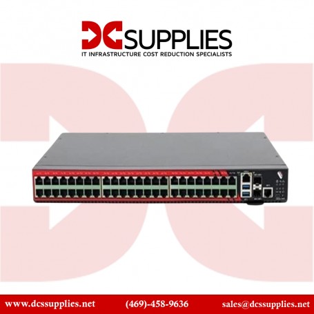 Opengear OM2248-US 48-Port Serial Console Server - 8GB RAM, 64GB Flash, 1GbE, Pythonrun, Dockersupp, Secboot, US Power