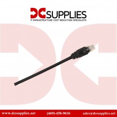 Black Box CAT6PC-005-BK-25PAK CAT6 Network Cable, 5 ft, Black