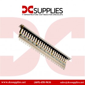 Black Box JPS60A-24 CAT6 Shielded Patch Panel - 1U, 24-Port
