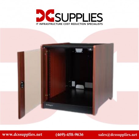 StarTech.com.RKWOODCAB12  12U Office Server Cabinet w Wood Finish Casters