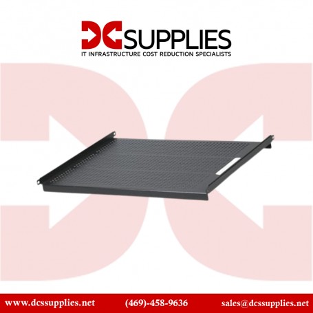 Black Box RM315-R2 19 IT Rack Vented Shelf 1U Fixed 24.3 D 4 Point Mount