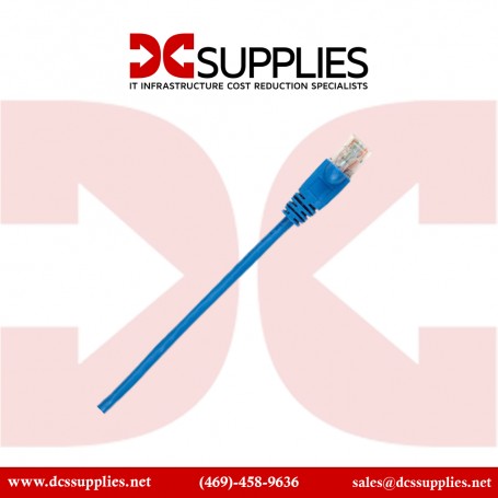 Black Box CAT6PC-001-BL-25PAK 1FT BL 25-Pack CAT6 250MHz Ethern Et Patch Cable
