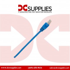 Black Box CAT6PC-001-BL-25PAK CAT6 1ft Patch Cable, 250MHz, Blue, 25-Pack