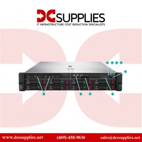 HPE Proliant P69751-005 DL380 G10 4208 8-Core Server - High-Performance 64GB RAM, 8SFF, 2x480GB SSD, 2x800W PSU, 3-Year Warranty