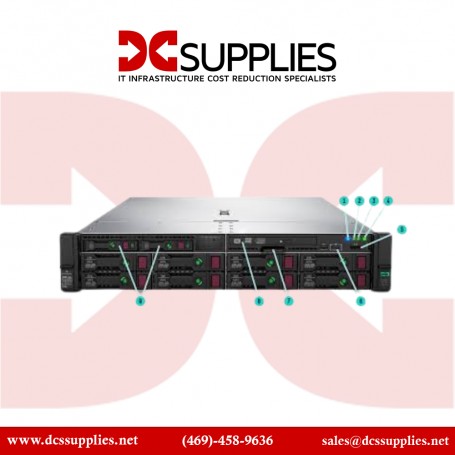 HPE Proliant P69751-005 DL380 G10 4208 8-Core Server - High-Performance 64GB RAM, 8SFF, 2x480GB SSD, 2x800W PSU, 3-Year Warranty