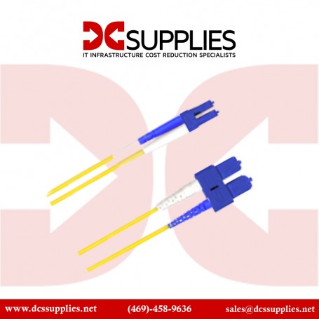 Black Box FOCMRSM-007M-SCLC-YL SC-LC PVC Fiber Optic Cable