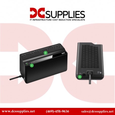 APC BE425M Back-UPS, 425VA, 120V, Battery Backup & Surge Protection