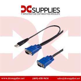 Black Box EHNSECURE2-0012 Secure KVM Switch Cable, VGA and USB to HD26