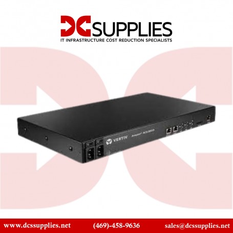 Vertiv ACS8016DAC-400 Avocent ACS 8000 16-Port Serial Console Server Dual AC Power 1U