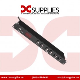 Black Box PDUMH14-S15-120V Metered Rackmount PDU with Front and Rear Outlets - power distribution strip