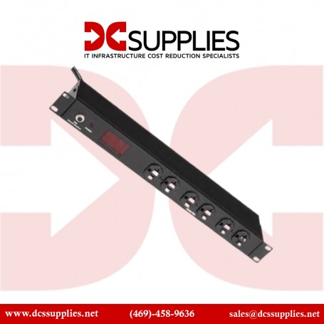 Black Box PDUMH14-S15-120V Metered Rackmount PDU with Front and Rear Outlets - power distribution strip