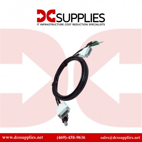 Black Box SKVMCBL-DVI-10 Secure KVM Cable - Each end 1 USB 1or  Dual-Link DVI 1 3.5mm Audio