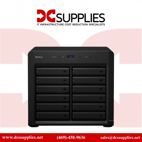 Synology DX1215II storage drive enclosure HDD/SSD enclosure Black 2.5/3.5"