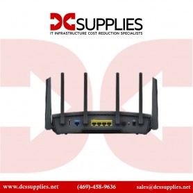 Synology RT6600ax Router WiFi6 1xWAN 3xGbE 1x2.5Gb wireless router Tri-band (2.4 GHz / 5 GHz / 5 GHz) Black